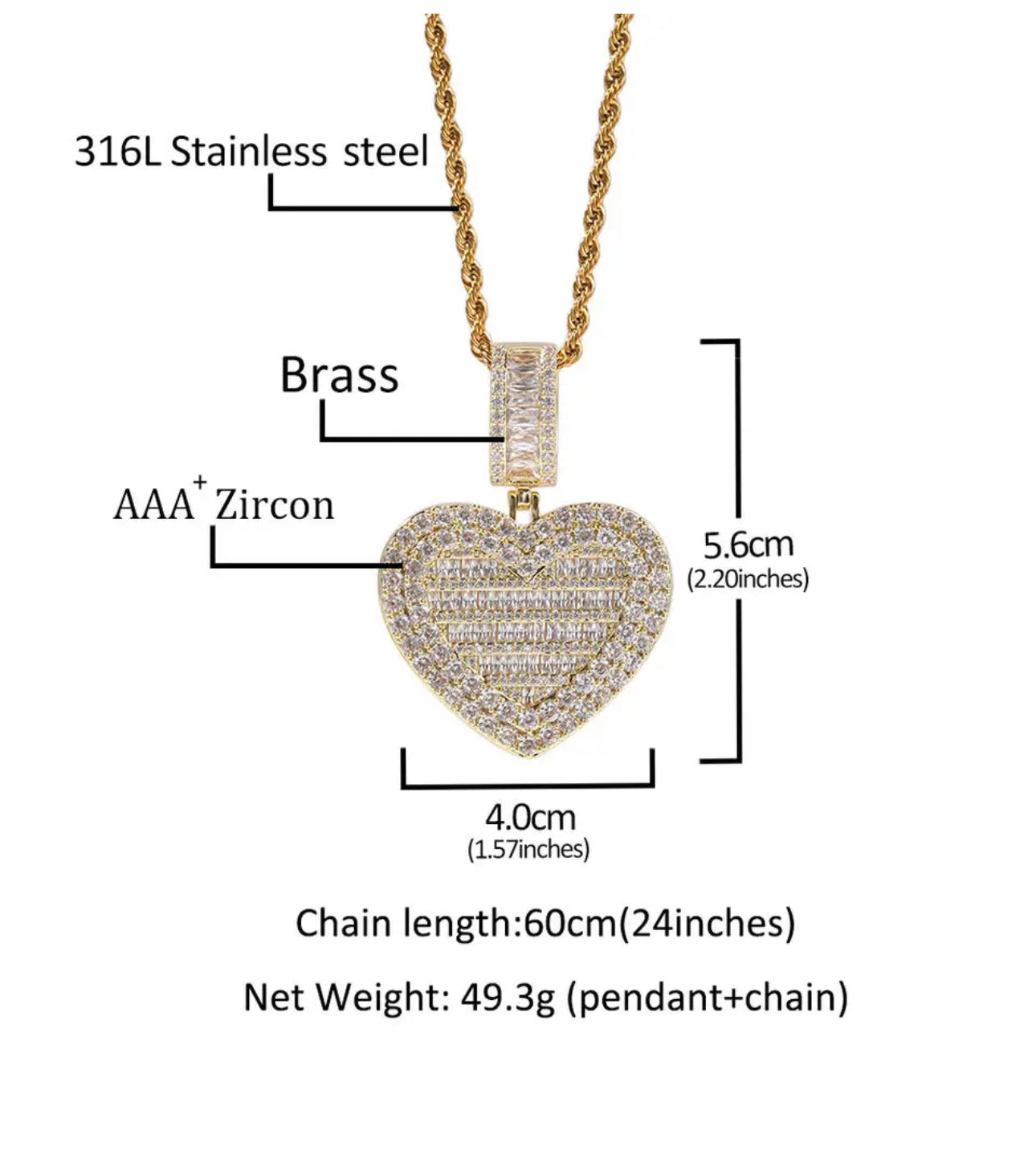 Heart of love Necklace